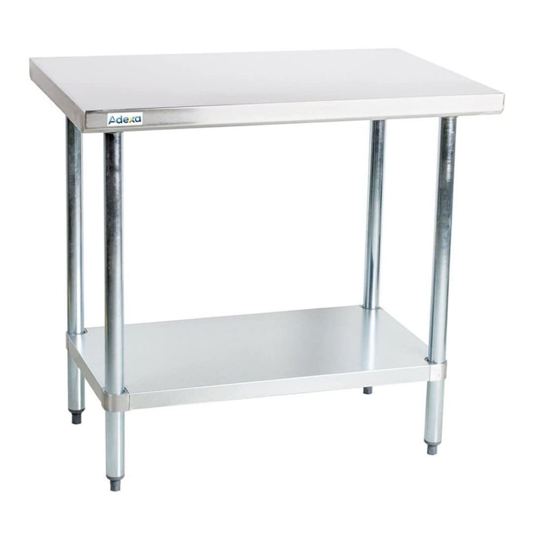 Stalwart DA-WTG600X600 Commercial Work Table Stainless Steel Bottom Shelf 600x600x900mm
