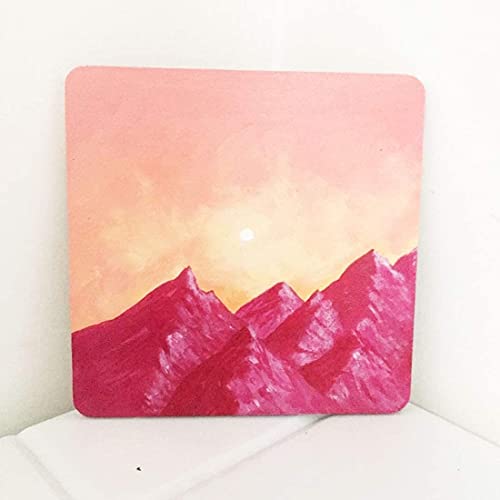 Image of MDF Cutouts | Wooden Cutout for Craft | Pine Wood | Unfinished Tags for Key Chain, Slices Crafts, Xmas, Decorations, Painting | Resin Art Work | MDF Board Cutouts, Square- [50pcs- 5x5 cm]
