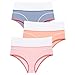 Produktbild catch-L Hipsterpanty Lingerie Slips Cotton Hohe Taille Damenslips Mehrpack Taillenslip(Color:E10-01,Size:2XL)