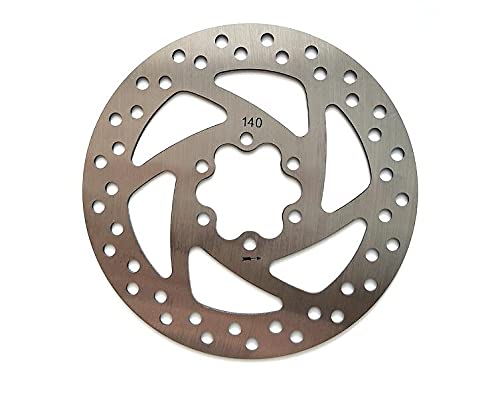 140MM Colorful Brake Disc for Ninebot F20 F30 F40 KUGOO M4 SPEEDWAY 4 ZERO 10 10X Electric Scooter Kaabo Mantis Brake Spare Part (140mm Silver)