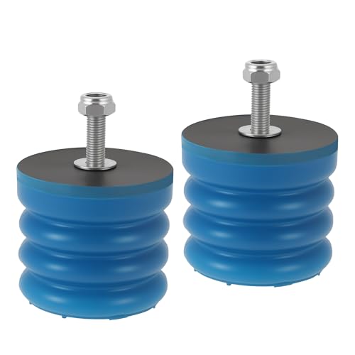 ACROPIX Pair SSF60440 Rubber Bushing Suspension Kit for Toyota Tacoma 2016-2021 for Toyota Tundra 2000-2021 Car Rear Suspension Rubber Helper Springs Kit Axle Bump Stop Durable SES Set