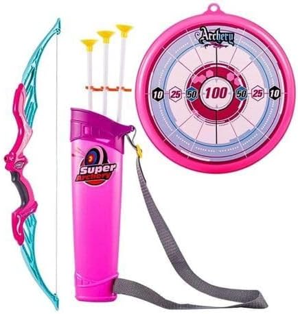 Kids-Up Bow & Arrow Archery Set for Kids – Pink & Blue