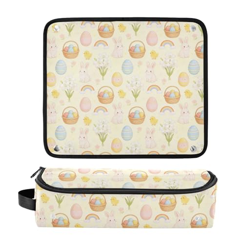 Bolsa de viaje para herramientas de cabello con tapete para plancha resistente al agua y organizador para plancha y accesorios de cuidado capilar miniatura 3