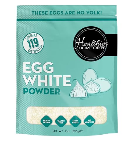 Healthier Comforts Egg White Powder 21 oz
