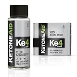 KetoneAid KE4 World's Strongest Ketone Ester Drink, 30g Exogenous D BHB. Not a Salt. Sugar Free, Caffeine Free. (3 Count)