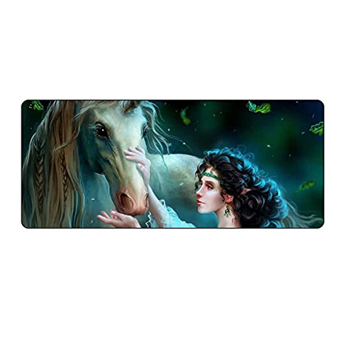 Tapis de souris XXL One Piece pour setup gaming et bureau d'angle spacieux