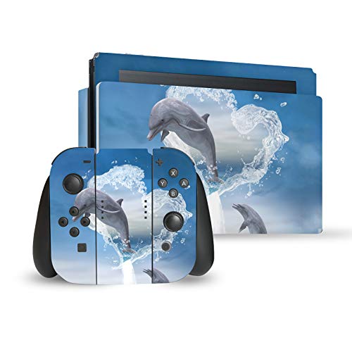 Autocollant Switch Les Amoureux vinyle anti-rayure pour protéger dock et Joy-Con