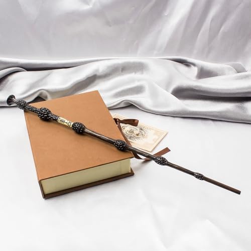Image of Dumbledore Wand - Magic Wands and HP Accessories for Role Play - Gift Toys Cosplay Dress Accessories Combo for Kids (Limited Edition 2024), Brown