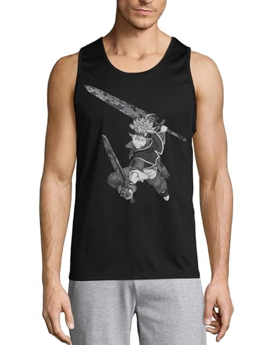 Débardeur en coton Anime 07 noir anti transpiration homme