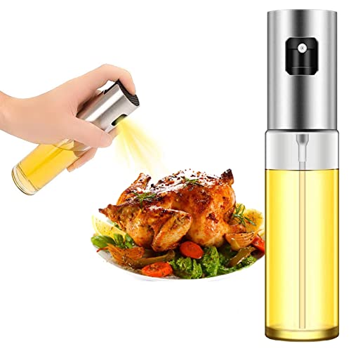 Miao xin Portable lightweight cooking spray bottle, olive oil sprayer, cooking oil spray bottle 100ml, suitable for salads, grilling, kitchen baking and barbecue in the kitchen