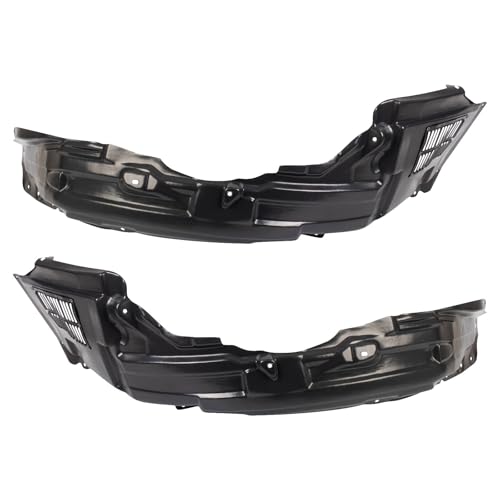 Image of TRQ Inner Fender Liner Set Compatible with 2010-2015 Mitsubishi Lancer MI1248131 MI1249125