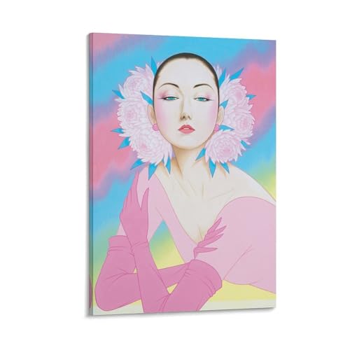  ߓcY̔l m  w |X^[ (100) EH[A[g  G xbh[ rO ǂ̊G16x24inch(40x60cm)