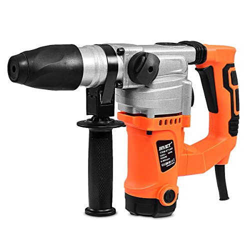 Goplus Electric Rotary Hammer Drill 1-1/2-Inch 1000W SDS Chisel Bits Demolition Kit w/Case