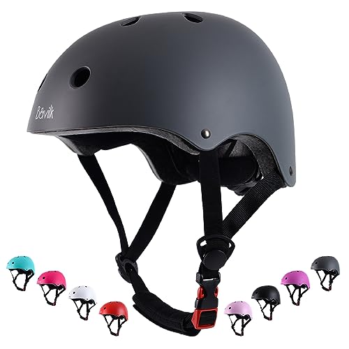 Bavilk Kids Bike Helmet,Boys Girls Helmet Multi-Sport Helmet for Skateboard Roller Inline Skating Bicycle Scooter 3 Sizes