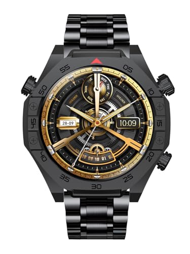 Image of TIMEX Smart NexGen 1.43 inch(3.6cm) AMOLED Display with Functional Crown and BT Calling Smartwatch for Unisex - TWTXW700T