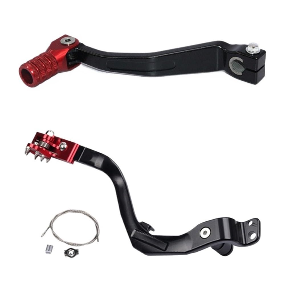 Klyvbwhj Red Brake Shift Leve Motorbike Shift Lever Gear Motorcycle Accessories Parts Rear Foot Brake Lever Pedal Peg Shift Change Shifter For Crf300l Crf 300L Rally 2021 2022