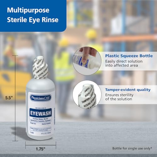 image for First Aid Only SmartCompliance Refill Eye Wash Solution, Sterile Isoto