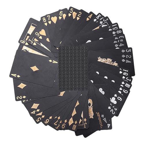 Naipes impermeables de plástico para póker, lujo profesional miniatura 2