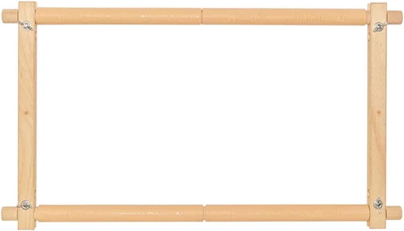 Embroidery Frame Rod Cross Stitch Needlepoint Scroll Frame Embroidery Wood Needlework for Arts Crafts Sewing Supplies
