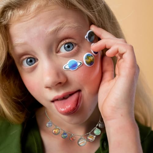 Planet Choker Necklace for Women Universe Galaxy Solar System Space Jewelry Eight Planets Guardian Star Saturn Gifts3