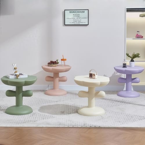 Table basse fleur violette table d'appoint de salon et chambre - 8