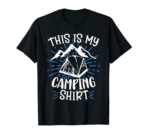 Esta es mi camisa de camping de verano, vacaciones, camping, regalo para amante Camiseta