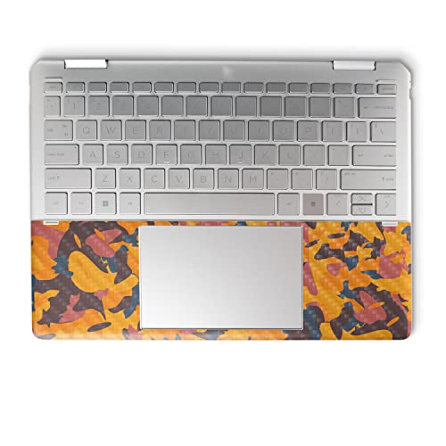 Image of MightySkins Carbon Fiber Skin Compatible with HP Spectre x360 14 inch (2022) Full Wrap Kit - Autumn Camouflage | Protective, Durable Textured Carbon Fiber Finish | Easy to Apply | Made in The USA