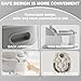 Trankerloop Baby Bath Seat for Babies 6 Months & up, Non-Slip Toddler Bath Seat for Baby & Newborn, Sit Up Bath Seat for Baby,Grey