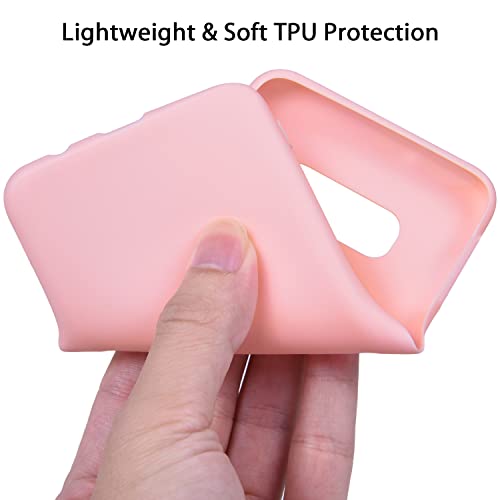 Wisdompro Galaxy S10E Case, Bundle Of 5 Pack Extra Thin Slim Jelly Soft Tpu Gel Protective Case Cover For Samsung Galaxy S10E (Green, Light Blue, Pink, Yellow, Red)-Candy Color #TOP6