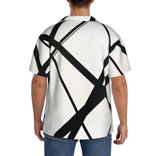 Men's Breathable Short Sleeve T-Shirt Lapel Collar Garment,Hawaiian Tshirt for Van.1986 Halen Tshirts4