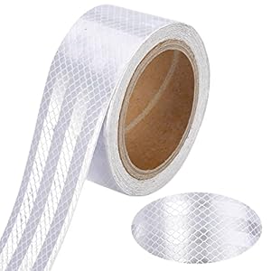 Rairsky 001 Reflektierendes Sicherheitswarnband 10m x 5cm