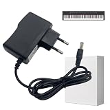 12V 1A Adattatore per Yamaha PA-130 PA-130A PA-3B PA-130B PA-5D PA-3C PA-5B EP-A3, Power AC Adapter Alimentazione 5,5 mm x 2,1mm, Adattatore di Alimentazione per Serie PSR YPG YPT DGX, Cavo di 1m