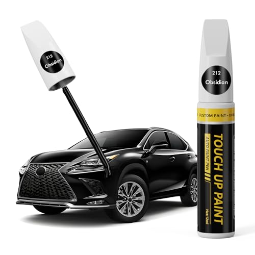 Pholeon (Obsidian (212) Car Touch Up Paint for Lexus,Car Paint Scratch Repair Kit,2 in 1 Premium Scratch Remover Pen with Exact Color-Matched