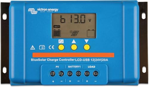 Victron Energy Bv Holanda Bluesolar Pwm-Lcd Usb 12 24v-20a Nt-1187, Other, Blue, One Size Victron Energy Bv Holanda Bluesolar Pwm-Lcd Usb 12 24v-20a Nt-1187, Other, Blue, One Size