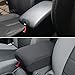 JeCar Center Console Cover Armrest Pad Cover for 2007-2010 Jeep Wrangler JK JKU Sahara Sport Rubicon X, Black