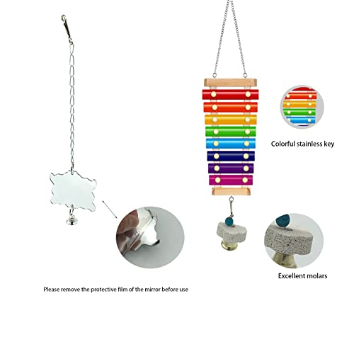 KIEYYRYT 6 Packs Chicken Toys for Coop Accessries, Chicken Swing Toys for Chicken Hens, Chicken Xylophone Toys and… - Image 5