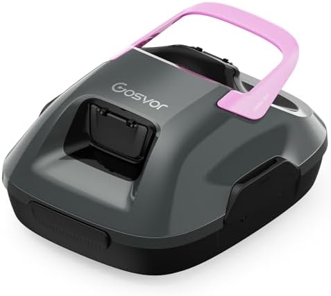 Cordless Robotic Pool Cleaner, Lasts 90 Min, Automatic Vacuum for...