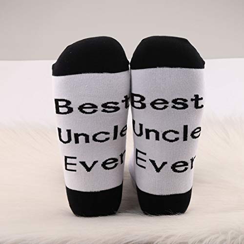 JXGZSO Best Uncle Ever Socks Brother Gift New Uncle Gift Uncle Birthday Gift (Uncle Socks Set)3