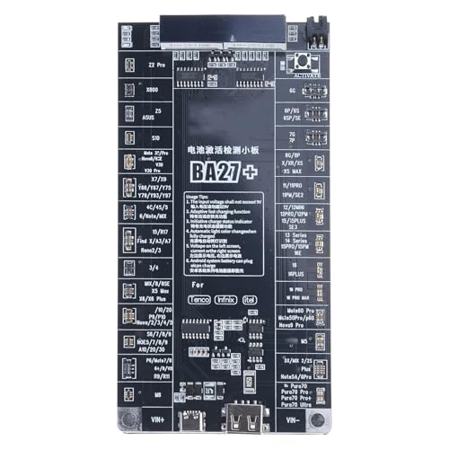 Panneau de détection de batterie et carte d'activation pour appareils de réparation mobile