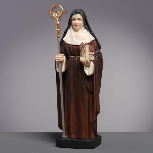 Figura Decorativa Virgen Santa Brigid 16.5 cm Resina miniatura 7