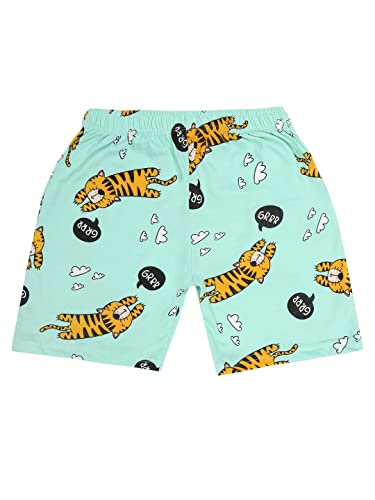Image of Boys Halfsleeves Cotton Solid /Printed T-Shirt & Shorts Summer Co-ord Set /Clothing Set /Casual wear