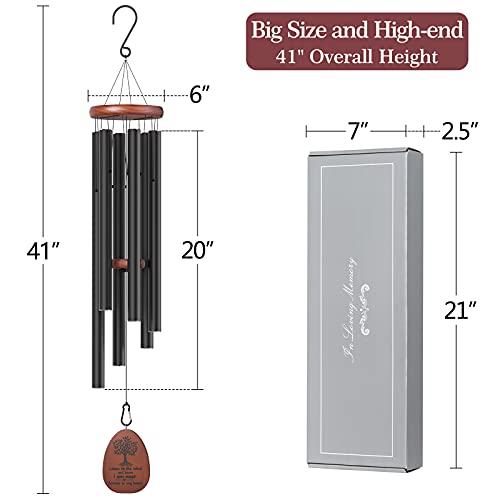 Kerligher Sympathy Wind Chimes Outdoor Deep Tone,41 Inch Large Memorial Wind Chimes For Loss Of Loved One,Ideal Memorial Gift/Bereavement Gift/Sympathy Gift For Condolence And Funeral thumb #1