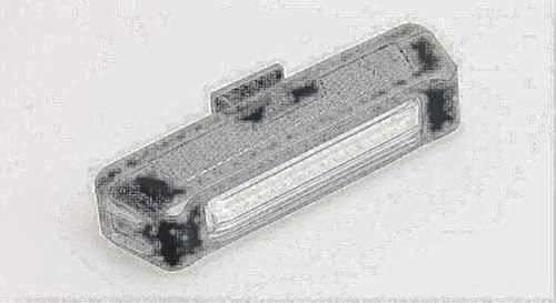 لمبة فانوس خلفي ليد محمولة قابلة لإعادة الشحن مزود بمنفذ USB لركوب الدراجات من جينيرك، بإضاءة خلفية، تحذير أمان للدراجة الجبلية، توضع في المقعد الخلفي باللونين الأحمر والأزرق