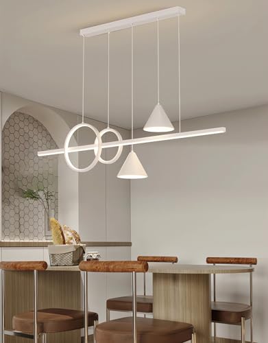 Suspension LED moderne avec télécommande pour ajuster la hauteur du plafond - 4