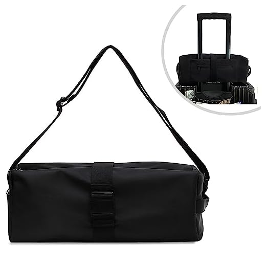 Sac de Sport, Woukksy Sac de Voyage Femme, Couleurs Bonbon Sac de Voyage en Tissu Oxford Léger Imperméable pour Week-End Voyage, Gym, Natation, Randonnée, Yoga & Sauna - Noir