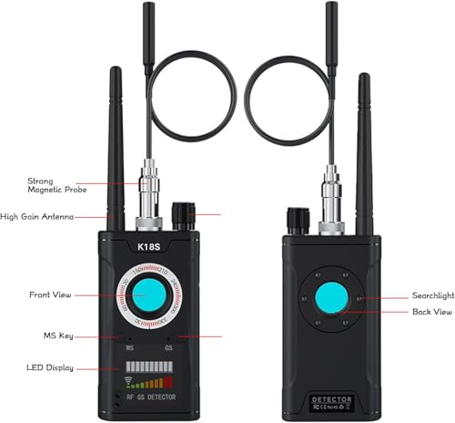 image for SALAN Hidden Camera Detector, Anti Spy RF Signal Detector & GPS Tracke
