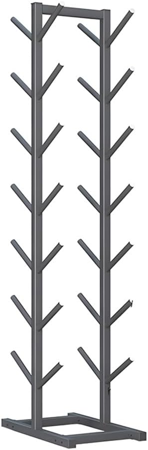 5/7-Tier Ski Snowboard Floor Stand Rack, Metal Storage Organizer for Home Gym & Garage, Heavy-Duty Holder for Efficient Snowboard Organization (30x50x150 cm-A)