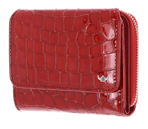Monedero de Cuero con Cremallera y Bloqueo RFID Golden Head