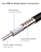 Foboiu RG58 Coaxial Cable 50FT, CB Antenna Cable, PL259 UHF Male-to-Male CB Coax, 50 Ohm Coax, Including 30FT/50FT/75FT/100FT Extender for Antenna Analyzers,SWR Meters