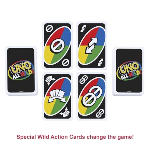 UNO All Wild, Show 'em No Mercy, Dare Adults Only 3 Card Game Bundle – Bild 4